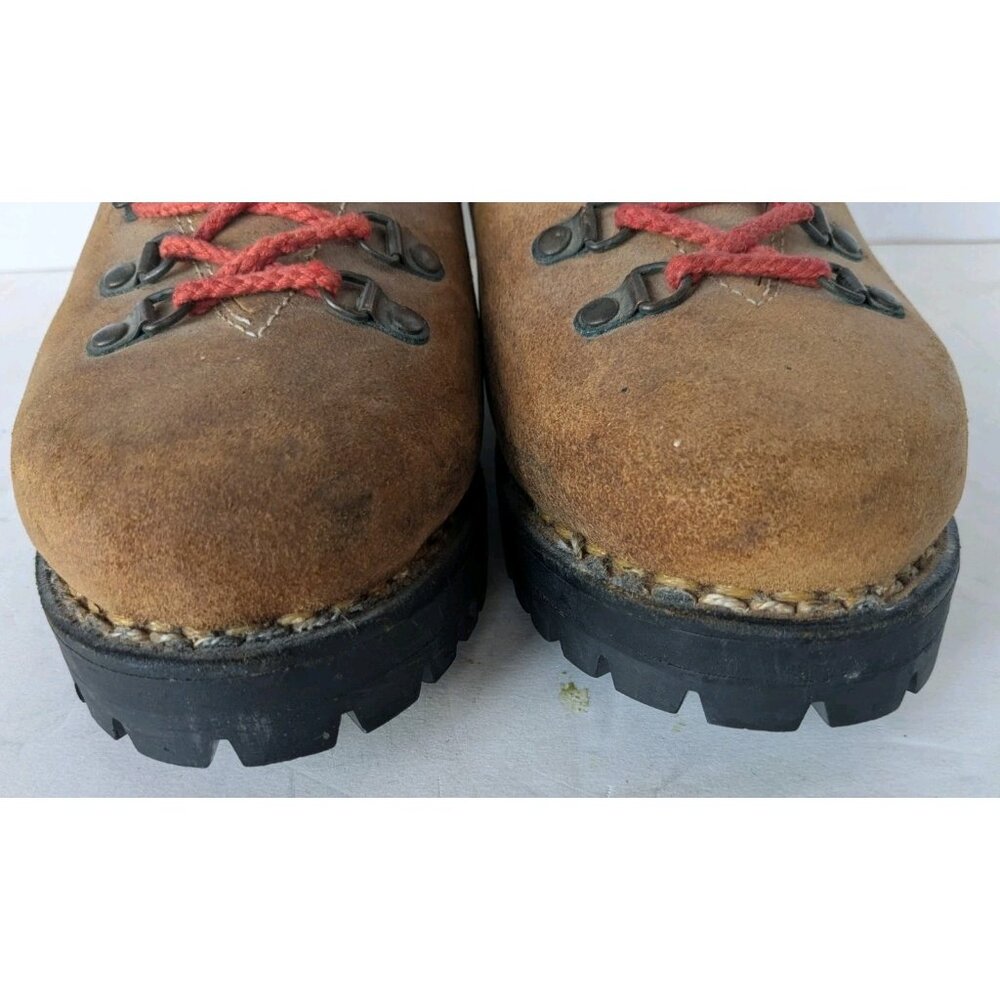 Vintage Dachstein Austria Hiking Boots EU 42 US 9 Vibram Italy Resoled w/ Liners - Picture 8 of 16